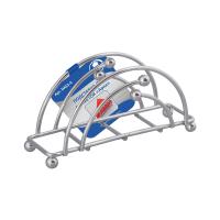 На фото изображено Салфетница "Арка" Хром (1/6/192) "Мультидом" DA52-4