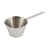 На фото изображено Кокотница для жульена Mallony Gusto, нержавеющая сталь, 180 мл