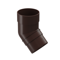 На фото изображено Колено 45  Docke Premium D=85 шоколад