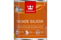 На фото изображено ТИККУРИЛА КРАСКА "FACADE SILICON"  2.7 Л (1) цвет 308n01