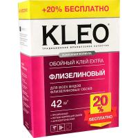 На фото изображено KLEO EXTRA 35+20% бесплатно. Клей для флизелиновых обоев. сыпучий