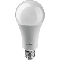 На фото изображено ЛАМПА СВЕТОДИОДНАЯ (LED)  "ОНЛАЙТ" A60  ГРУША  12W 4000 К  E27.  ХОЛ. СВЕТ (10/100)  71 655