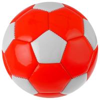 На фото изображено Мяч футбольный, размер 2, машинная сшивка, 2 подслоя, PVC, цвета МИКС 440957     