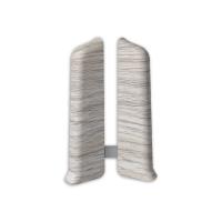 На фото изображено 230 Заглушки (левая/правая) Лексида 80мм Дуб айсберг 1пара (1уп/10пар)