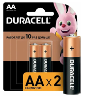 На фото изображено Батарейки ДЮРАСЕЛЛ (Duracell) ОРИГИНАЛ AA LR6 алкалиновые 