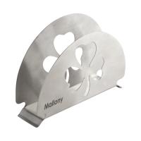 На фото изображено Салфетница "Foglio" НЕРЖАВ. (1/12/144) "Mallony"