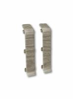 На фото изображено 210 Соединитель Лексида 80мм Дуб пепельный 2шт (1уп/10пар)