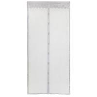 На фото изображено СЕТКА МОСКИТНАЯ (БЕЛАЯ. НА МАГНИТАХ) 1 Х 2.1 М "РЫЖИЙ КОТ" КМ-W