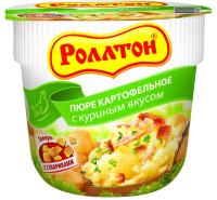 На фото изображено Пюре "Ролтон" курица