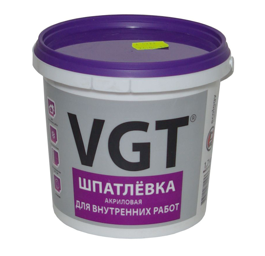 Шпатлевка Vgt Влагостойкая Белый Купить