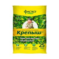 На фото изображено ГРУНТ "КРЕПЫШ" ДЛЯ РАССАДЫ 25 Л (1) "ФАСКО"