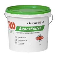 На фото изображено ШПАКЛЕВКА "DANOGIPS SUPERFINISH" 3 Л/ 5 КГ ЗЕЛЕНАЯ КРЫШКА (4/120) АКЦИЯ