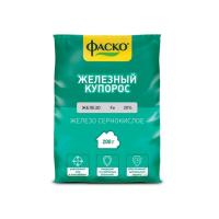 На фото изображено ЖЕЛЕЗНЫЙ КУПОРОС 200 Г (30) "ФАСКО"