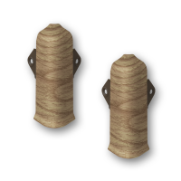 На фото изображено 228 Угол наружный Лексида 80мм с крепежом Дуб классик 2шт (1уп/10пар)