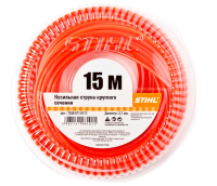 На фото изображено Леска для триммера Stihl 2,7 (15м) блистер круглая