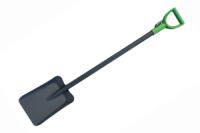 На фото изображено ЛОПАТА ПРЯМОУГОЛЬНАЯ С МЕТАЛЛ.ЧЕРЕНКОМ 1300 ММ "DON GAZON" 128-1300