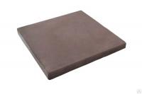 На фото изображено Тротуарная плитка Шагрень 300*300 коричневая (1м2-11шт) 