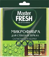 На фото изображено Салфетка микрофибра для стекол и зеркал Master FRESH