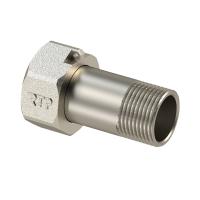 На фото изображено Штуцер для присоединения счетчика воды 1/2 RTP (длина 40мм)