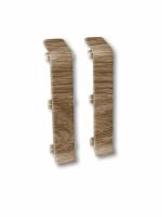 На фото изображено 407 Соединитель Лексида 80мм Дуб альпийский 2шт (1уп/10пар)