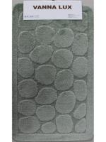 На фото изображено Коврик д/ванны 1 предм. Vanna Lux 50х80 зелёный Турция