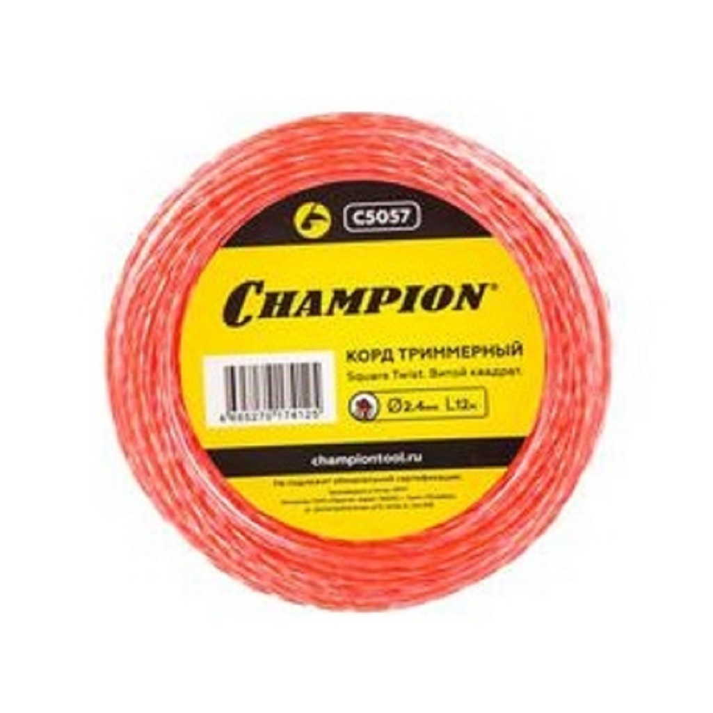 700581_leska_dlya_trimmera_champion_c5057_diametr_2_4_mm_dlina_12_metrov_vitoj_kvadrat