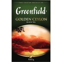 На фото изображено Чай Гринфилд Golden Ceylon 100г