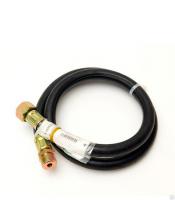 На фото изображено Шланг для газовых приборов резиновый (черный) 1/2"х0.87 м в/н. MP-У ИС.10041)***5