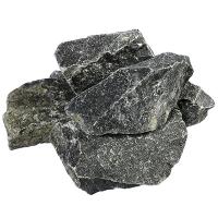 На фото изображено Камень "Габбро-Диабаз". колотый. в коробке по 20 кг "Банные штучки"/03305