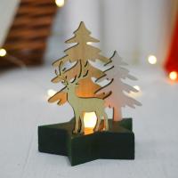 На фото изображено Новогодний декор с подсветкой "Лесной олень"   3608997