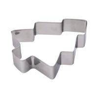 На фото изображено Форма кулинарная Мультидом Елка, нержавеющая сталь, 13,5 x 10,5 x 2,5 см АКЦИЯ ***