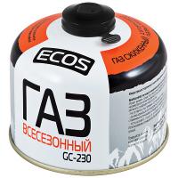 На фото изображено Газ всесезонный т.м. ECOS в баллоне, GC-230 (резьбовой EPI-GAS, 230 г, Корея)