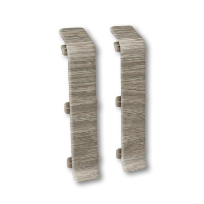 На фото изображено 253 Соединитель Лексида 80мм Ясень серый 2шт (1уп/10пар)