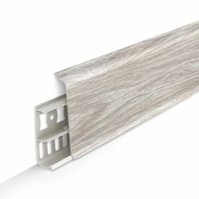 На фото изображено 230 Плинтус Лексида 80х2200мм Дуб айсберг (20шт)