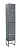 Пенал SANTREK HOME "АДЕЛАИДА Лофт" тёмный мрамор/антрацит, 2 двери, 350х1900х300