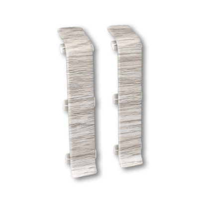 На фото изображено 230 Соединитель Лексида 80мм Дуб айсберг 2шт (1уп/10пар)