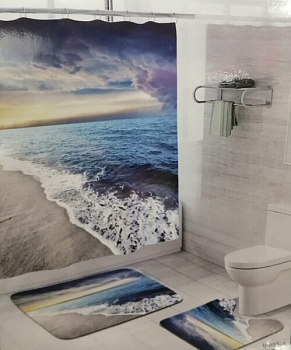 Комплект д/ванной ZALEL фотопринт 3 предмета арт.ТР695-1