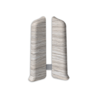 На фото изображено 230 Заглушки (левая/правая) Лексида 80мм Дуб айсберг 1пара (1уп/10пар)