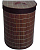 КОРЗИНА ДЛЯ БЕЛЬЯ BLB06-D 38*29*50 СМ БАМБУК ТЁМНЫЙ (1/14) "РЫЖИЙ КОТ" *** АКЦИЯ