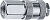 Переходник ЗУБР Профессионал 1/4"F - рапид муфта 64910-1/4