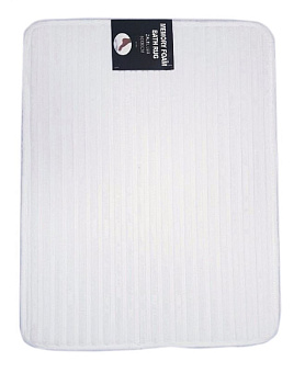 Коврик д/ванны 1 предм. "MEMORY stripes" LUX 50*80 White белый
