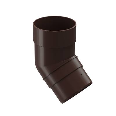 Фото Колено 45  Docke Premium D=85 шоколад На фото изображено Колено 45  Docke Premium D=85 шоколад