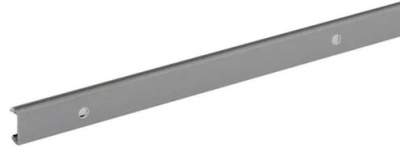 На фото изображено Монтажная планка для плинтуса МДФ(2.4м)