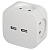 ЭРА разветвитель (тройник) 4 роз. (10А) +2xUSB (2.4A/5B), (корпус РС) белый SP-4-USB-W 49532